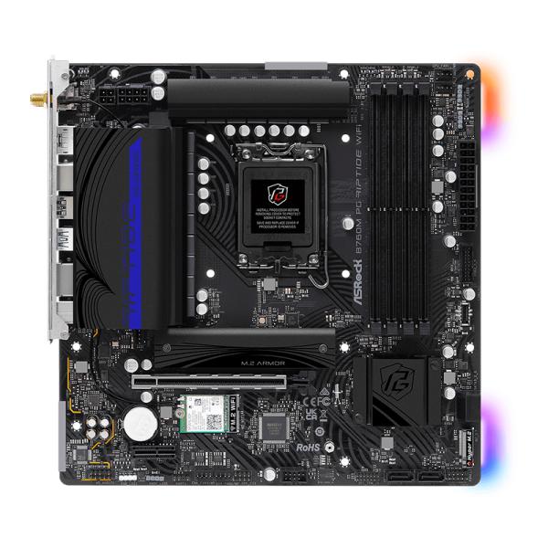 TARJETA MADRE ASROCK B760M PG RIPTIDE WIFI LGA1700 MICRO-ATX DDR5 MB-B760MPGRIPW