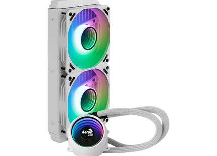 Enfriamiento Líquido AeroCool Mirage L240 White ARGB | 240mm | Iluminación ARGB