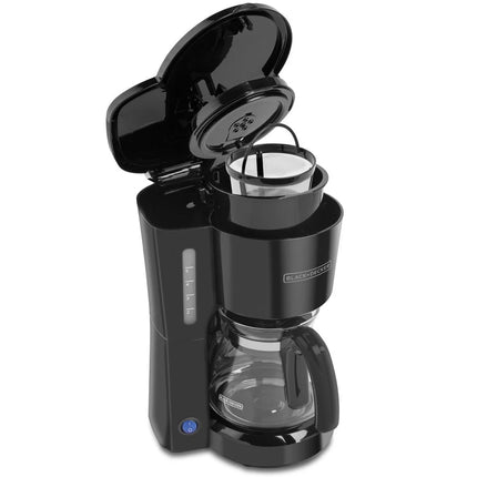 Cafetera Black+Decker CM0701B | 5 Tazas | 600 W | Filtro Permanente | Sneak‑A‑Cup™