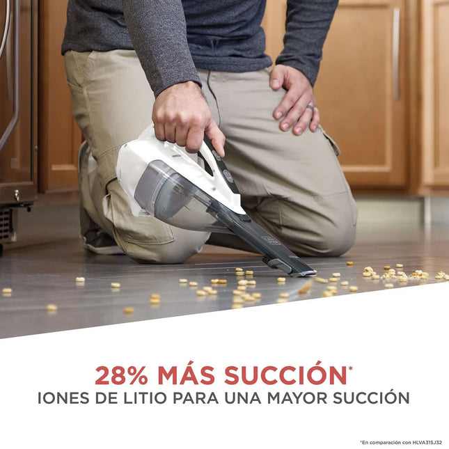 Aspiradora de Mano Inalámbrica Black+Decker, HLVA325J10-B3