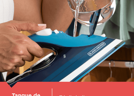 Plancha de Vapor Black+Decker, ICR004B-LA