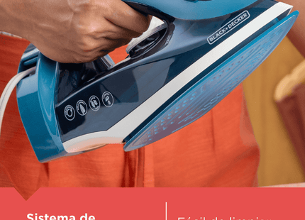 Plancha de Vapor Black+Decker, ICR004B-LA