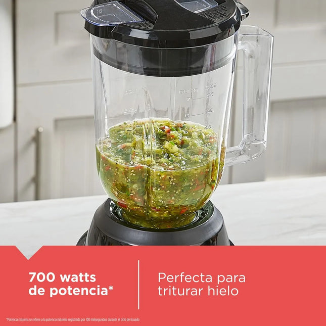 Licuadora Black + Decker Ice Crush BL0877-0BDLA | 700W | 2 Velocidades | Vaso Plástico 1.65L | Negra