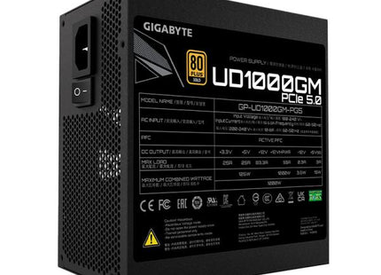 FUENTE DE PODER GIGABYTE 1000W  80 PLUS GOLD GP-UD1000GM PG5 REV