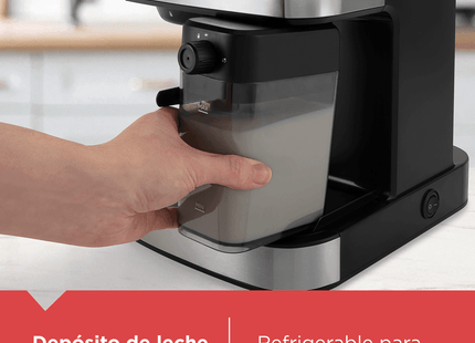 BLACK+DECKER EM0412-1SDLA Máquina Espresso 20 Bares 1350 W con Tanque de Agua 1.8 L