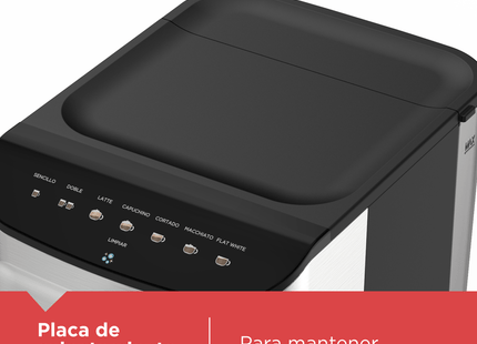BLACK+DECKER EM0412-1SDLA Máquina Espresso 20 Bares 1350 W con Tanque de Agua 1.8 L
