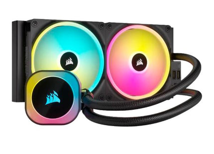 Empaque completo Corsair H115i RGB AIO accesorios instalación