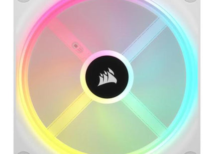 Abanico Corsair QX140 RGB White | 140mm | PWM | Iluminación iCUE LINK