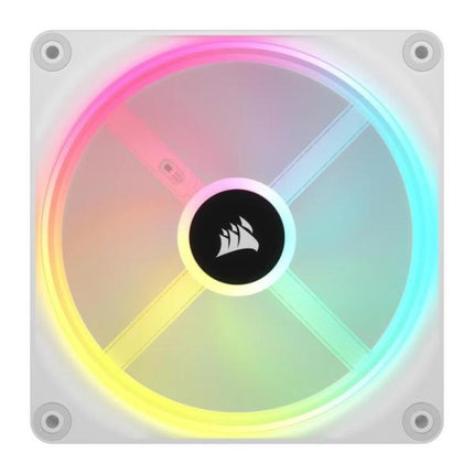 Abanico Corsair QX140 RGB White | 140mm | PWM | Iluminación iCUE LINK