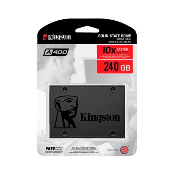 SSD Interno Kingston A400 | 240GB | 2.5” | SATA III | SA400S37/240G