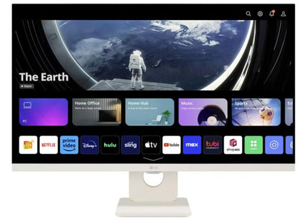 MONITOR 27'' LG 27SR50F-W 1920 x 1080  5MS 50/60HzHz HDMI USB FHD IPS WITH WEBOS SMART