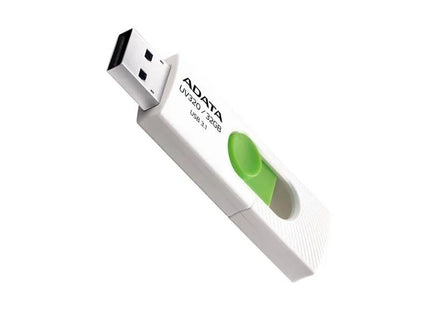 Memoria USB ADATA | 32GB | USB 3.2 | Blanco/Verde | AUV320-32G-RWHGN
