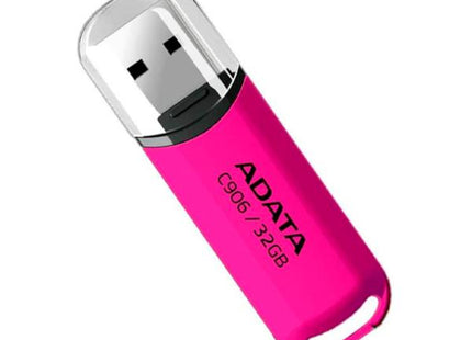 Memoria USB ADATA | 32GB | USB 2.0 | C906 Rosa | AC906-32G-RPP