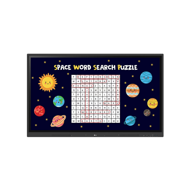 PIZARRA INTERACTIVA LG LED LCD 65 MFT WIDE SISTEMA OPERATIVO ANDROID 11INALAMBRICO Y BLUETOOTH SOFTWARE DE PIZARRA INCORPORADO 65TR3DK-B