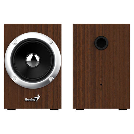 Parlantes Genius SP-HF280 | 6W RMS | USB | 3.5mm | Madera