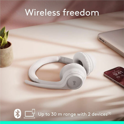 Headset Logitech Zone 300 | Inalámbrico | Bluetooth | Micrófono con Cancelación de Ruido