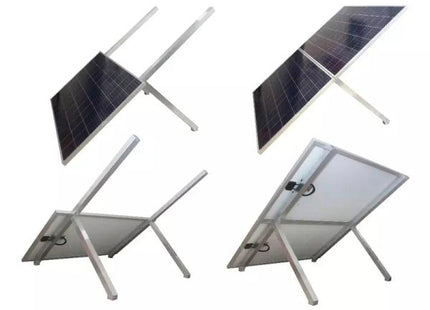Soporte CDP bracket final SOLEND-CK para panel solar vista frontal