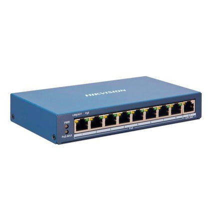 Switch Administrable Hikvision DS-3E1309P-EI/M | 9 Puertos | 8 PoE | 1 SFP | 250W