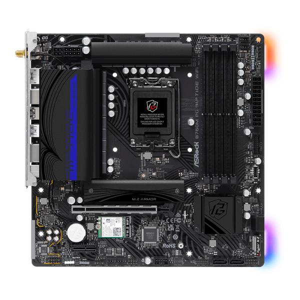 TARJETA MADRE GAMING ASROCK B760M PG LIGHTNING WIFI LGA1700 MICRO ATX DDR5 90-MXBMT0-A0UAYZ