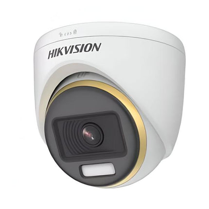 Cámara de Seguridad Hikvision DS-2CE70DF3T-MFS | 2MP | 2.8mm | 1920x1080 | ColorVu | Audio Integrado | Turret