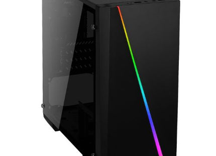 Case Gaming AeroCool Cylon Mini BG RGB | 1 Abanico | Vidrio Templado | 13 Modos ARGB | Negro
