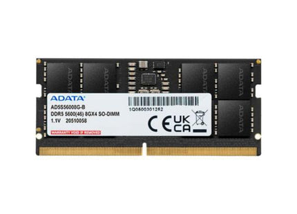 Memoria RAM Laptop ADATA AD5S56008G-S | 8GB | DDR5 | 5600MHz | CL46