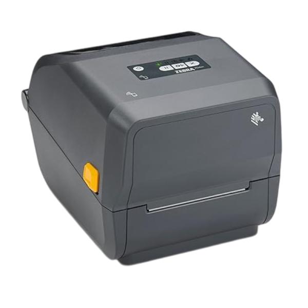 Impresora de etiquetas Zebra ZD421 vista frontal con panel de control