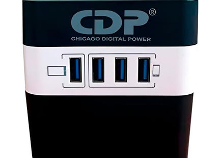 REGULADOR DE VOLTAJE CDP  600VA/300W 4 OUTLET AVR 175 RU-AVR604