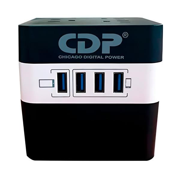 REGULADOR DE VOLTAJE CDP  600VA/300W 4 OUTLET AVR 175 RU-AVR604