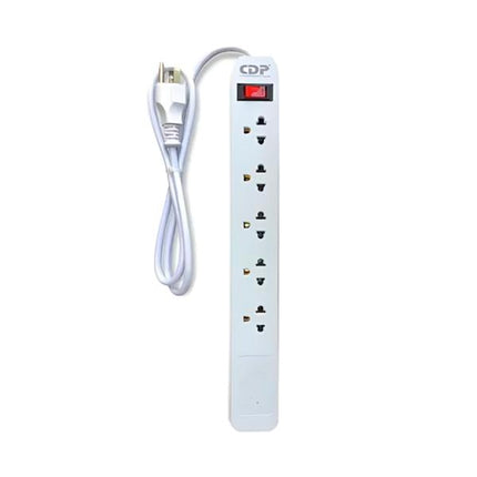 REGLETA PROTECTOR DE VOLTAGE CDP 1500 W 5 OUTLET RU-SS5