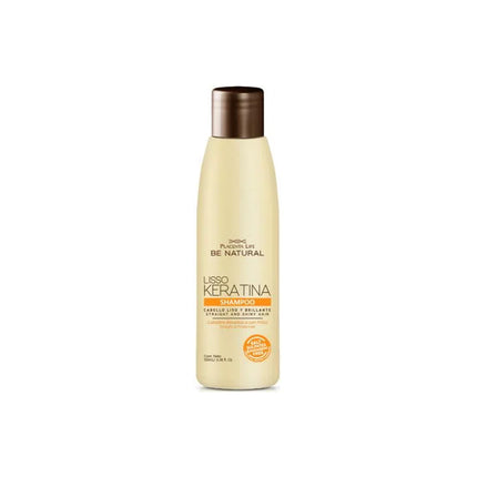 Shampoo Liso Keratina Placent Life | 100ml | Control de frizz y alisado suave para todo tipo de cabello
