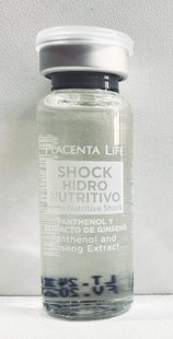Ampolla Shock Hidronutritiva 15ml Placent Life | Para hidratar y nutrir profundamente el cabello seco o dañado