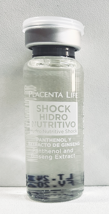 Ampolla Shock Hidronutritiva 15ml Placent Life | Para hidratar y nutrir profundamente el cabello seco o dañado