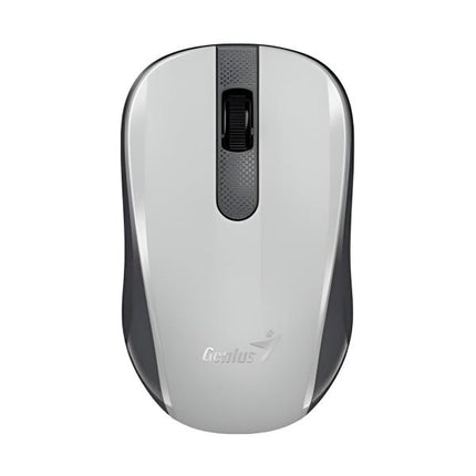 Mouse Genius RS2 NX-8008S | Inalámbrico con Receptor USB | 1200 DPI | Diseño Ambidiestro | Blanco/Gris