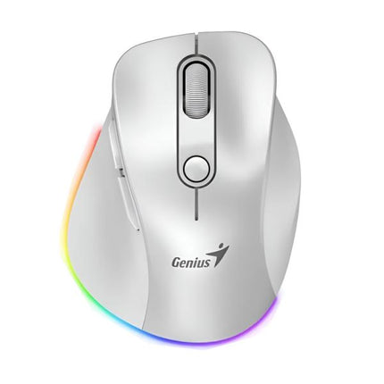 Mouse Genius RS2 Ergo 9000S Pro | Inalámbrico con Receptor USB | 1600 DPI | Vertical Ergonómico