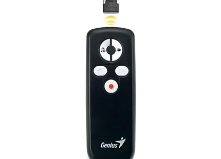 Presentador Genius Media Pointer 100 | Inalámbrico | USB | Alcance 10m | Con puntero láser