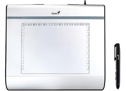 Tableta Gráfica Genius EasyPen i608 | 6” x 8” | 2048 Niveles de Presión | Resolución 5120 LPI | USB