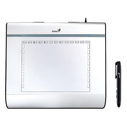 Tableta Gráfica Genius EasyPen i608 | 6” x 8” | 2048 Niveles de Presión | Resolución 5120 LPI | USB