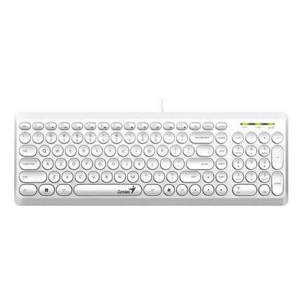 Teclado Genius SlimStar Q200 | Membrana | Alámbrico USB | Español