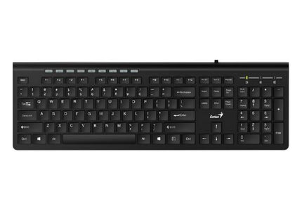 Perfil lateral del teclado SlimStar 230II destacando su diseño delgado