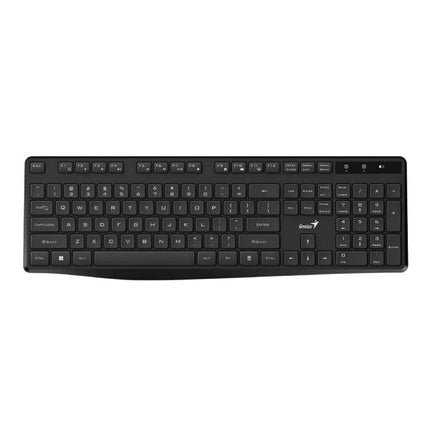 Teclado Genius KB-7200 | Alámbrico USB | Membrana | Español | Perfil bajo | Color Negro