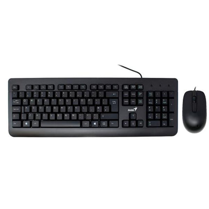 Teclado y Mouse Genius KM-160 | Alámbrico USB | Español | Color Negro