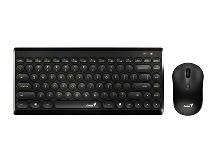 TECLADO Y MOUSE GENIUS LUXEMATE Q8000 INALÁMBRICO 2.4 GHZ ESPAÑOL 31340013401 NEGRO