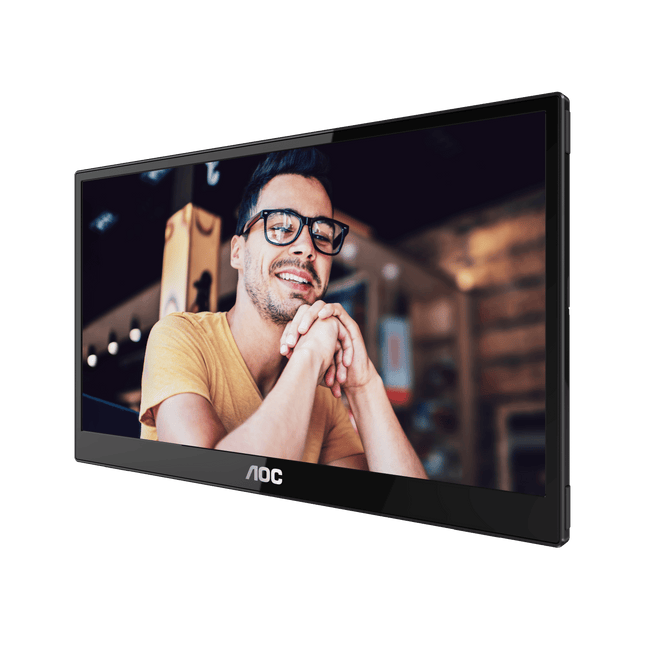 Monitor AOC 16T3E | 15.6” | FHD 1920x1080 | 60Hz | IPS | USB-C x2 | Portable