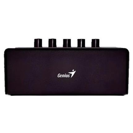 Caja de Conmutación Stereo Genius Sound Card | Entrada y Salida 3.5mm | Control de Volumen | USB