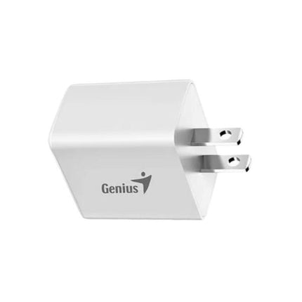 Cargador de Pared Genius PD-20ACP | USB-C Power Delivery | 20W | Carga Rápida | Blanco