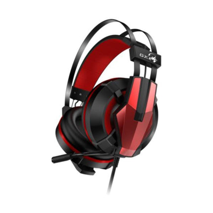 Headset Gaming Genius HS-G710V | 7.1 Surround | Vibración | USB | Micrófono con Cancelación de Ruido | Negro/Rojo