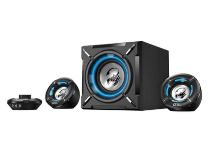Parlante Genius SW-G2.1 1000 | Sistema de Sonido | Subwoofer | 26W RMS | Cableado 3.5mm | RCA