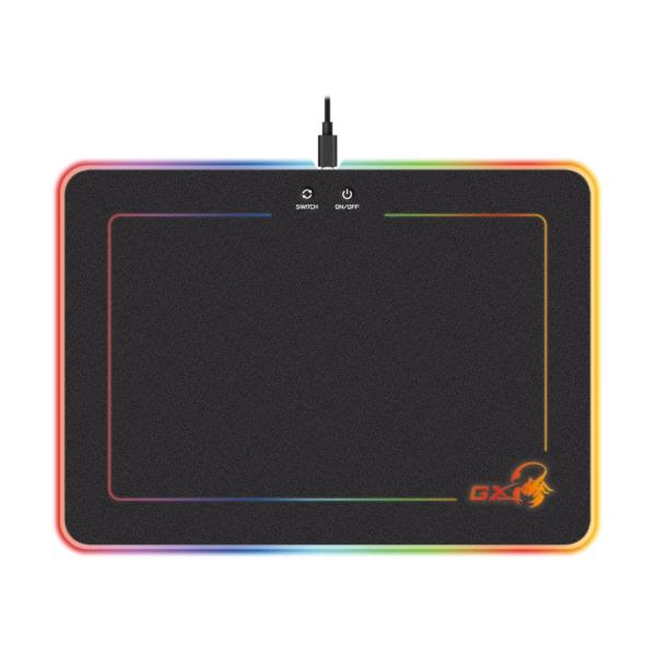 Mouse Pad Gamer Genius GX-Pad 600H RGB | 350x250mm | Superficie Rígida | Iluminación RGB | USB