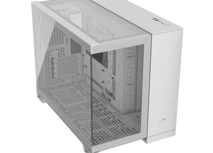Case Gaming Corsair 2500X | Media Torre | Vidrio Templado | Doble Cámara | White